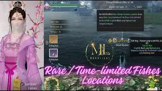 [FULL] Time-limited Fish Locations | Rare Fish Shoal | Moonlight Blade