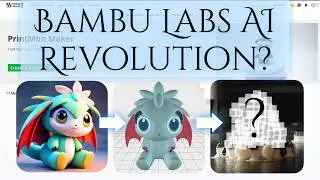 Bambu Labs Makerworld new AI Tool PrintMon Maker first test! #bambulab
