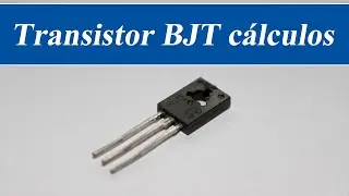 Transistor BJT cálculo y relé | RincónIngenieril
