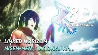 Mikasa criying on Eren's Grave Scene Song (AMV) | Attack on Titan | 8D Music 🎧