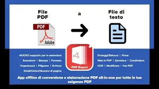 Come convertire file PDF in file di testo TXT, formato RTF in PDF Esporta in iPhone e iPad?