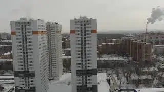 Огромные дома и пробки - Самарская застройка / Ленинский район / город Самара / Russia