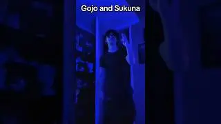 Getting my back arched by Gojo and Sukuna fr fr #anime #jujutsukaisen #gaming #gojo #sukuna