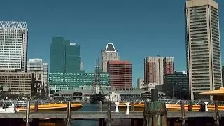 USA - state of Maryland city of Baltimore - downtown and inner harbor