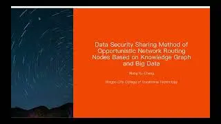 Data Security Sharing Method of Opportunistic Network Routing Nodes Based on Knowledge Graph and BD
