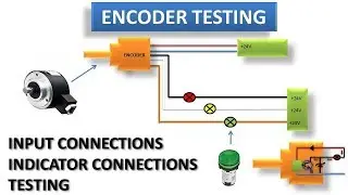 How to check Rotary Encoder?? Testing of Phase A Phase B and Phase Z with panel LED Indicator(HINDI)
