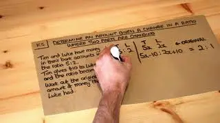 Key Skill - Determine an amount given a change in a ratio where two parts are changing.