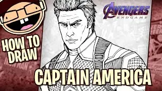 How to Draw CAPTAIN AMERICA (Avengers: Endgame) | Narrated Easy Step-by-Step Tutorial