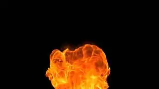 Fire effect video slow motion