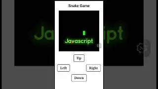 This JavaScript Snake Game Will Blow Your Mind!🤯
