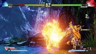 StreetFighterV Ryu vs Dhalsim