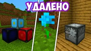 ТОП 5 ВЕЩЕЙ КОТОРЫЕ УДАЛИЛИ ИЗ MINECRAFT BEDROCK EDITION | POCKET EDITION | ВИНЧЕСТЕР | mcpe