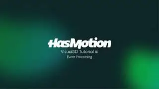 Visual3D Tutorial 6: Event Processing