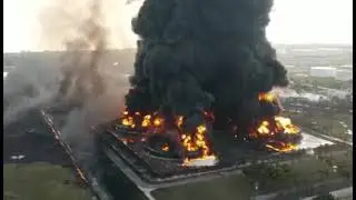 Kilang Minyak Pertamina Balongan Indramayu Kebakaran || part 1 ||