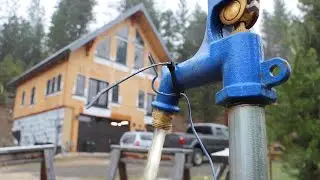CONNECTING BRAND NEW WELL TO OUR HOUSE