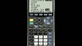 STAT: the Z-Test item in the TESTS menu