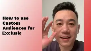 How to use Custom Audience for Exclusion for FB Ads Campaign? (FB Ads Audience Targeting Tutorial)