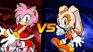MUGEN~Amy Rose Vs Cream (Sonic Battle)