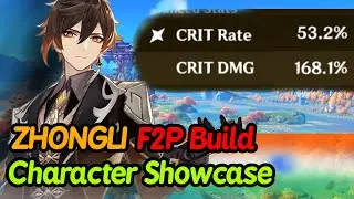 Best Zhongli Build | Crazy Zhongli BUFF | Genshin Impact India