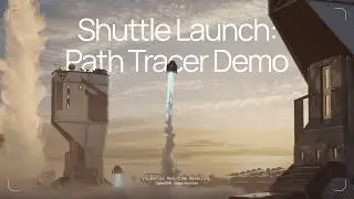 ZibraVDB Path Tracer Demo: Shuttle Launch