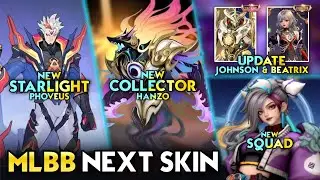HANZO NEW COLLECTOR | PHOVEUS NEW STARLIGHT | INVOCATION SERIES UPDATE - Mobile Legends #whatsnext