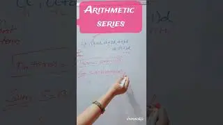 Sum of Arithmatic series.
