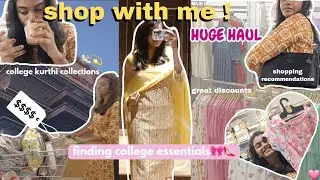 SHOP WITH ME 🛍🛒| college kurthi👗| room decor🎀| discounted prices💸 |shopping vlog - Dmart,coimbatore