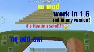 mcpe: floating sand/gravel all versions