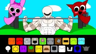 Sprunki OC Mod With Mroona and Wyrum Retake! New version EDITION