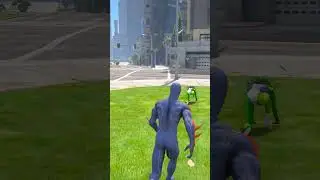 GTA V SHE-HULK HELPS SPIDERMAN FROM BAD GUY 😆| #shorts