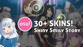 osu! - Shiny Smily Story +DT w/ 30 HOLOLIVE SKINS!!