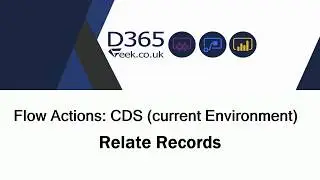 Flow Actions: CDS (current environment) - Relate Records