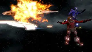 Revisiting STO, again(x1)... & also failing at making a ship in SE too. Featuring: Fnaf (Avion1278)