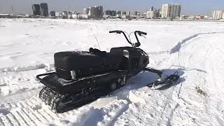 Снегоход Бурлак М4 "Резвый"/ Покатушки
