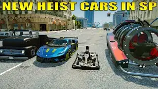How to get New Dlc Heist Cars in Single Player | Cayo Perico Cars in SP