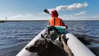По Волоярви на байдарке