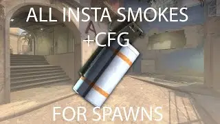 ALL Instant Window Smokes - Mirage CS2 + cfg for respawns & warmup