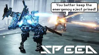 What does an EPIC ANIME BATTLE look like in Armored Core 6
