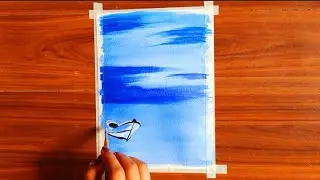 Beautiful scenery painting🤯🤯 . Beautiful painting for beginners- Step by step @divyabaisla6828