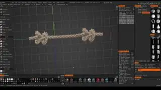 3DCoat   Making a knotted rope
