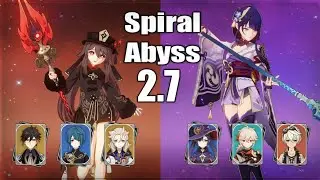 Genshin Impact - Walnut Hutao & C0 Raiden Hyper Carry - Spiral Abyss - Floor 12!