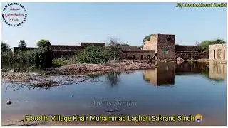 Flood in Village Khair Muhammad Laghari Sakrand Sindh #Jan Nazr Lagi waye #sarmadsindhi #sindhisongs