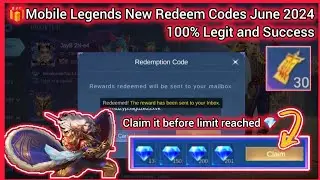 Mobile Legends Redeem Codes June 8 2024 - MLBB Redeem Codes Today, No Limit ML Code 💎