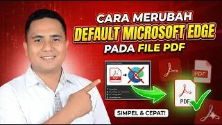 How to change the default Microsoft adge on a pdf file