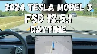 Tesla Supervised FSD v12.5.1 Daytime With The 2024 Tesla Model 3! IT IS AWESOME!