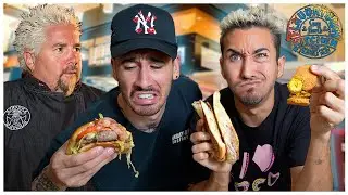 Eating At Guy Fieri's FLAVOR TOWN Restaurant... (This is what we were served...)