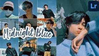 Midnight Blue - Lightroom Mobile Presets | Moody Dark Blue