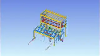 Mining and Processing Plant. Mine calorific installation steel structures