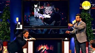 Юмористическое шоу- смешной номер Синий Мяу с Иваном Ургантом и Александром Ревой и не только!!!