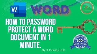 How to password protect a word document in 1 minute.